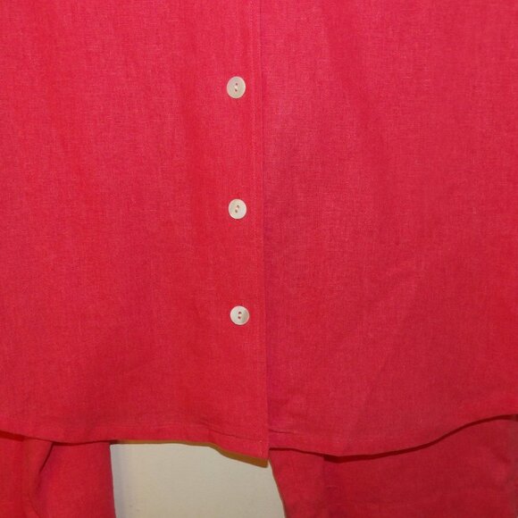 Vintage Capacity 2 Piece Linen Blend Pants & Top Set Sz L - Picture 3 of 10